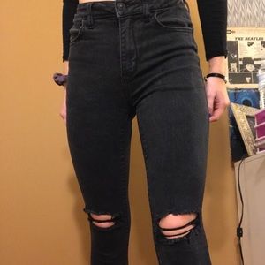 American Eagle Ripped Skinny Jeans